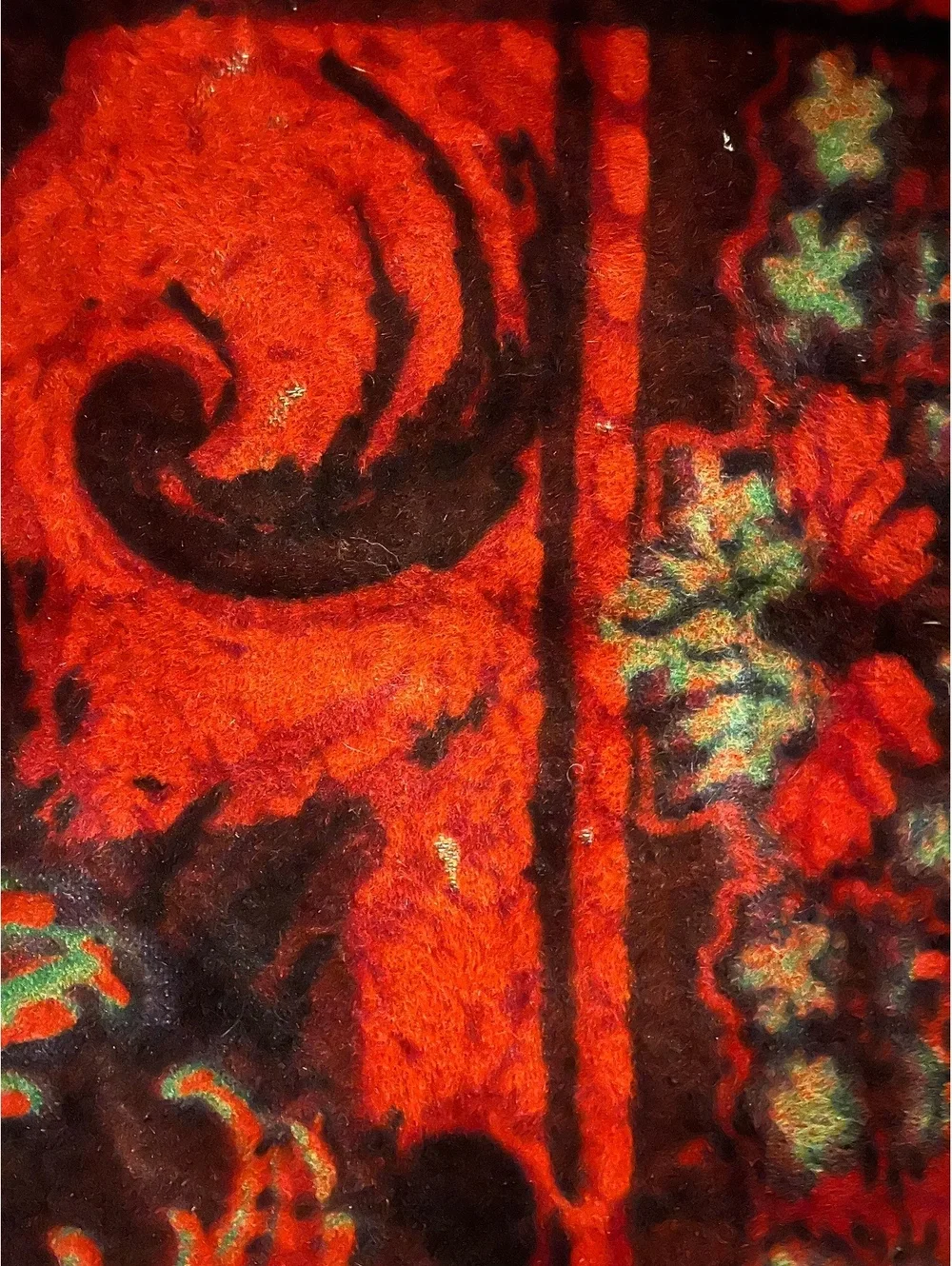 1800s Chase Mohair Sleigh Blanket